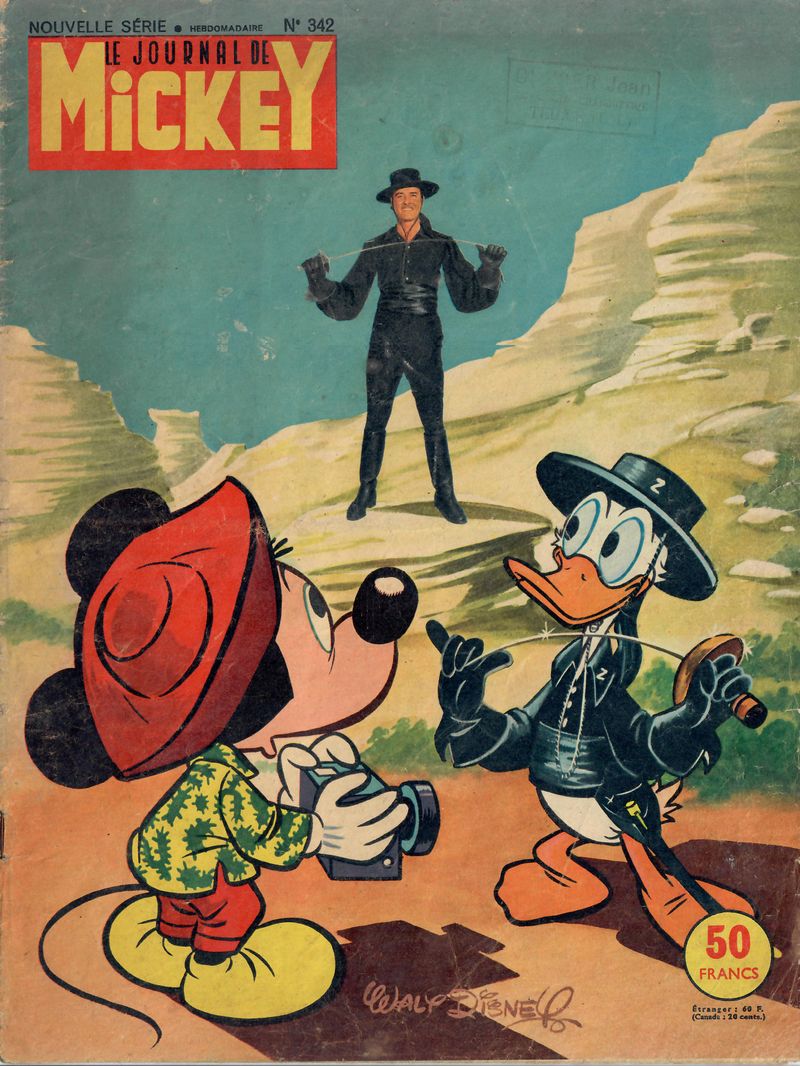 Le Journal de Mickey n°352 - novembre 1958