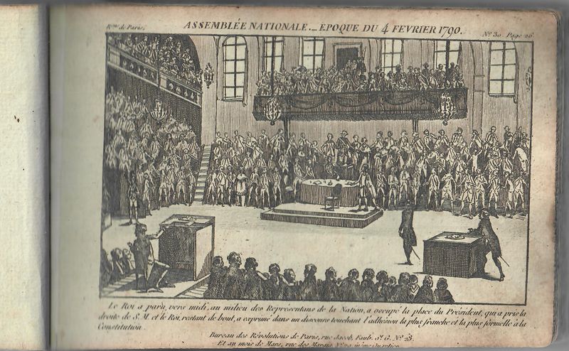 Assemblée Nationale. Epoque du 4 février 1790