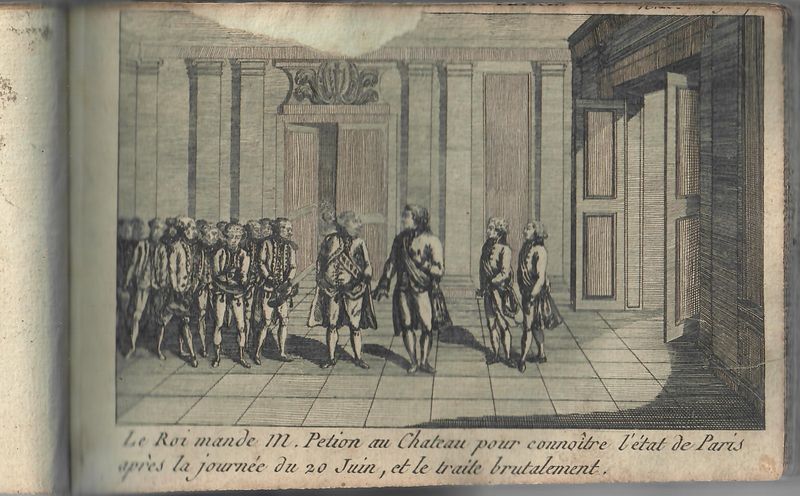 Conversation du Roi avec M. Petion 1792