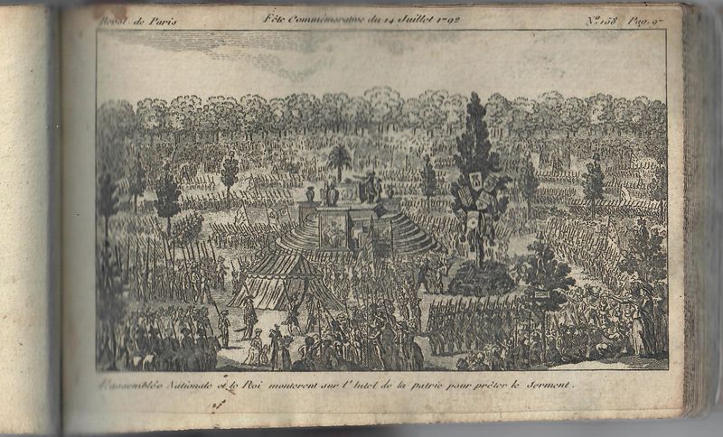 Fête commémorative du 14 juillet 1792
