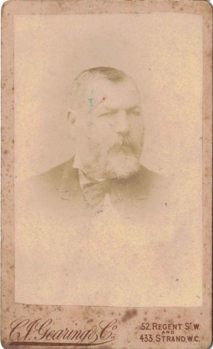 From The Louch Borough And Finsbury scholls of Photography- C J Clearing & Co - 52 Regent St W - & 433, Strand W.C. - also at 35, Milkwood Rd Herne Hill, S.E. - and  - 57, Durham Rd Seven Sisters Road -  Enlargements - Can be made in oil, water, colors or Crayon - Further copies can be had by sending n0