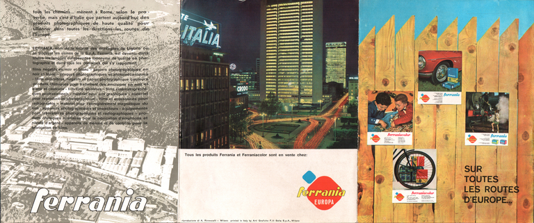 Ferrania - Sur toutes les routes d'Europe - recto