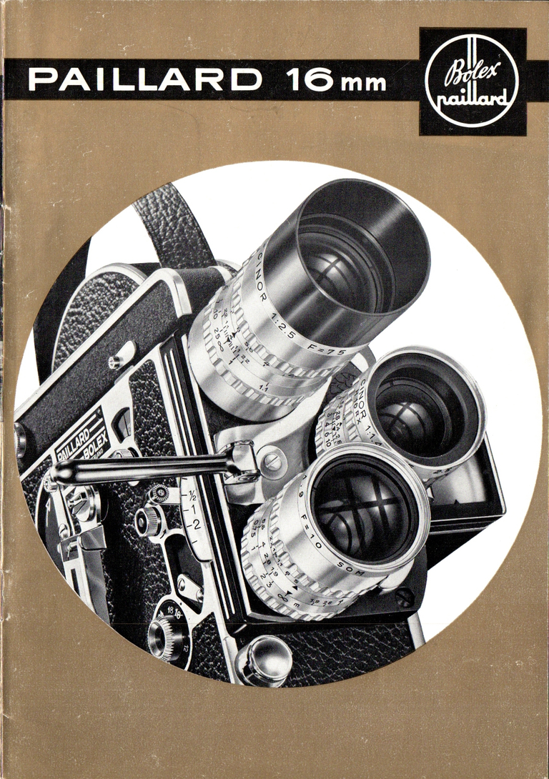 1960-11 - Paillard 16 mm - Catalogue - 1