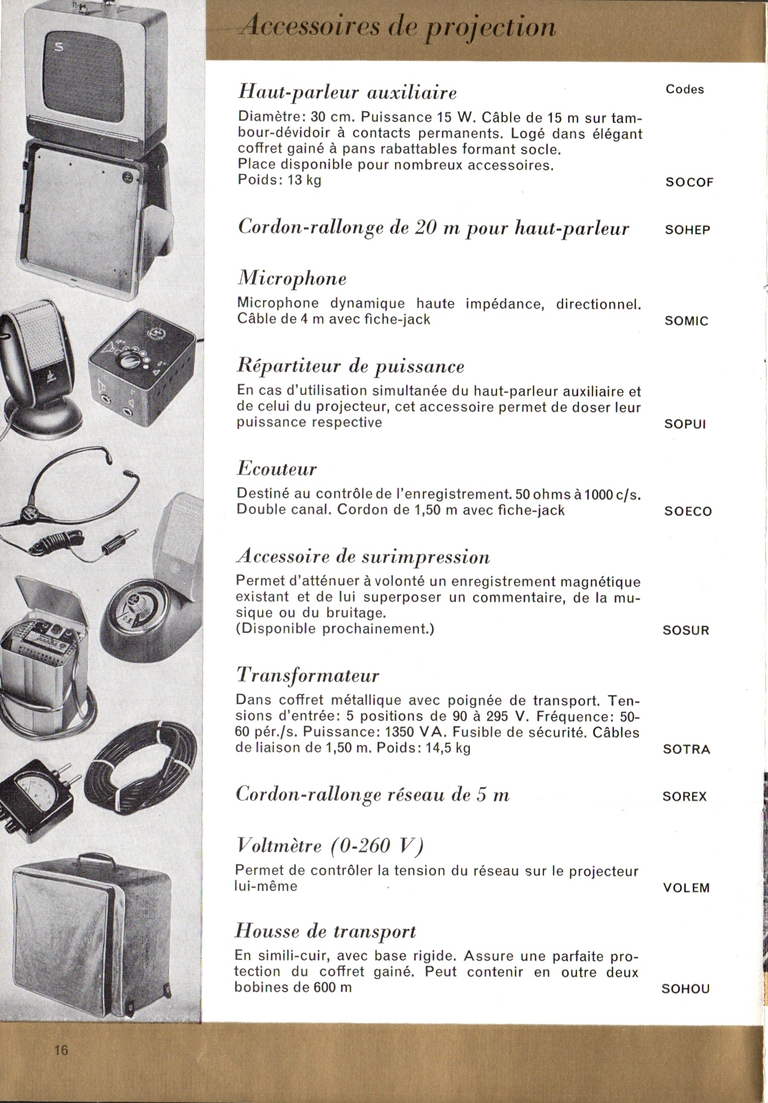 1960-11 - Paillard 16 mm - Catalogue - 3