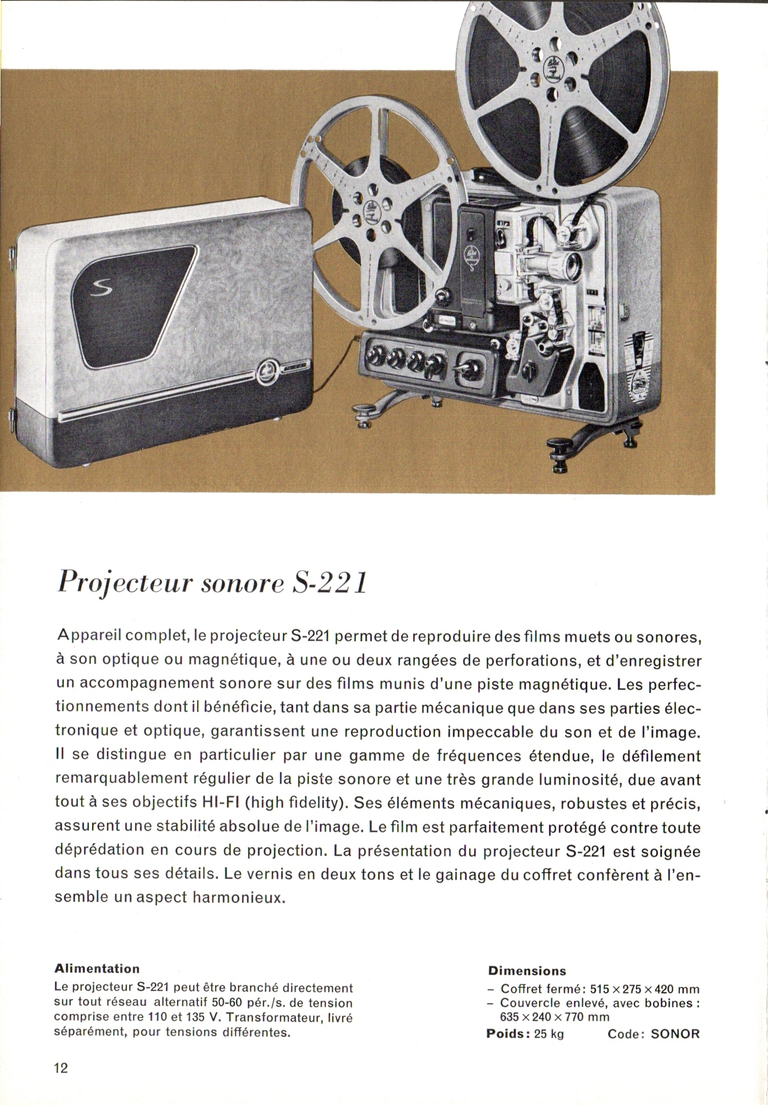 1960-11 - Paillard 16 mm - Catalogue - 7