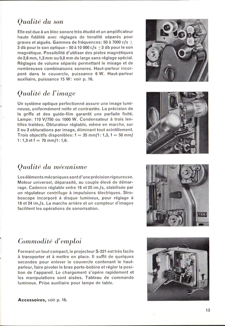 1960-11 - Paillard 16 mm - Catalogue - 15