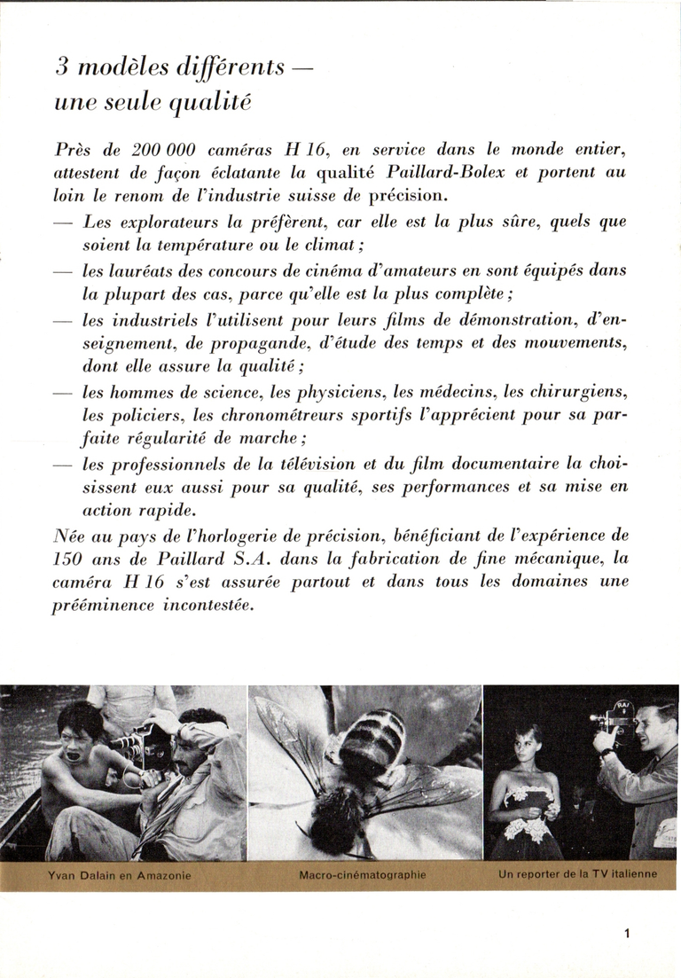1960-11 - Paillard 16 mm - Catalogue - 18