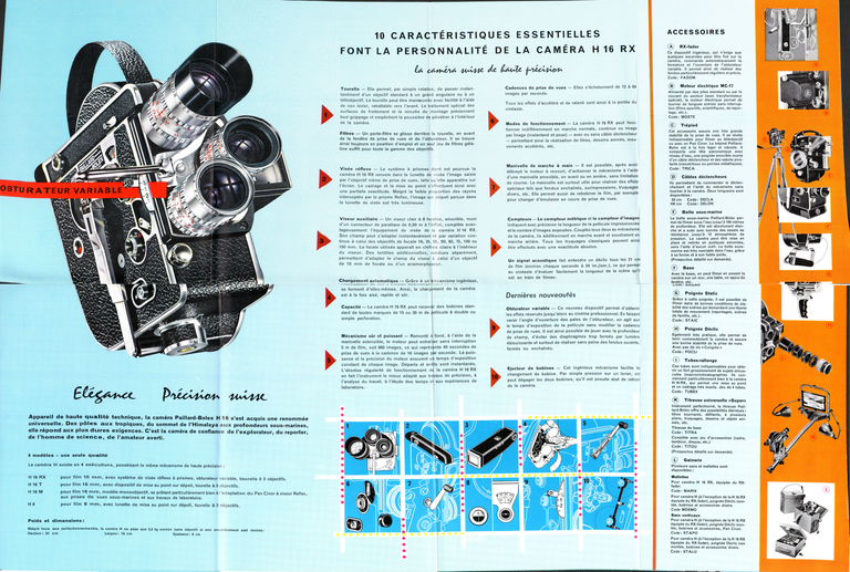 H16 Reflex avec obturateur variable - verso