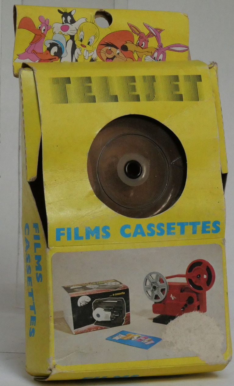 Techno Film Telejet : la cassette de film dans sa boîte
