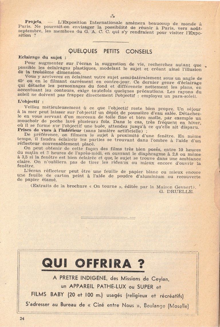 C.S.T. - Bulletin mensuel du cinéma familial et des salles d'oeuvre - mars 1937 - 16