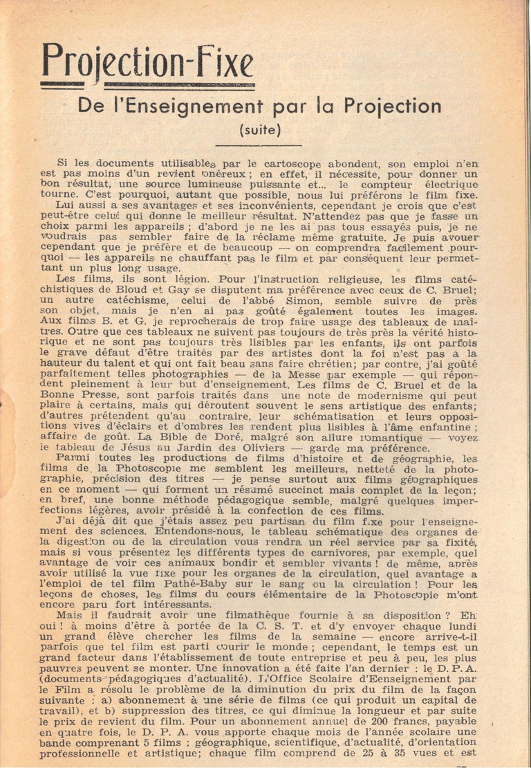 C.S.T. - Bulletin mensuel du cinéma familial et des salles d'oeuvre - mars 1937 - 19