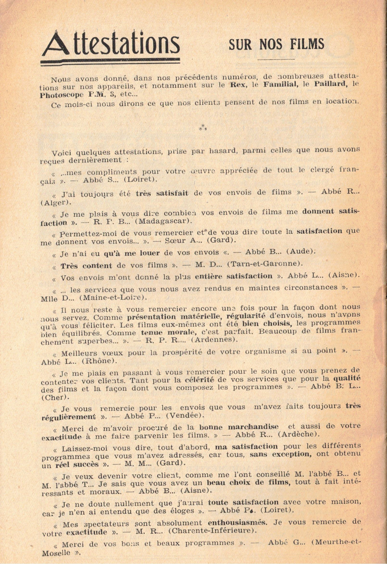 C.S.T. - Bulletin mensuel du cinéma familial et des salles d'oeuvre - mars 1937 - 24