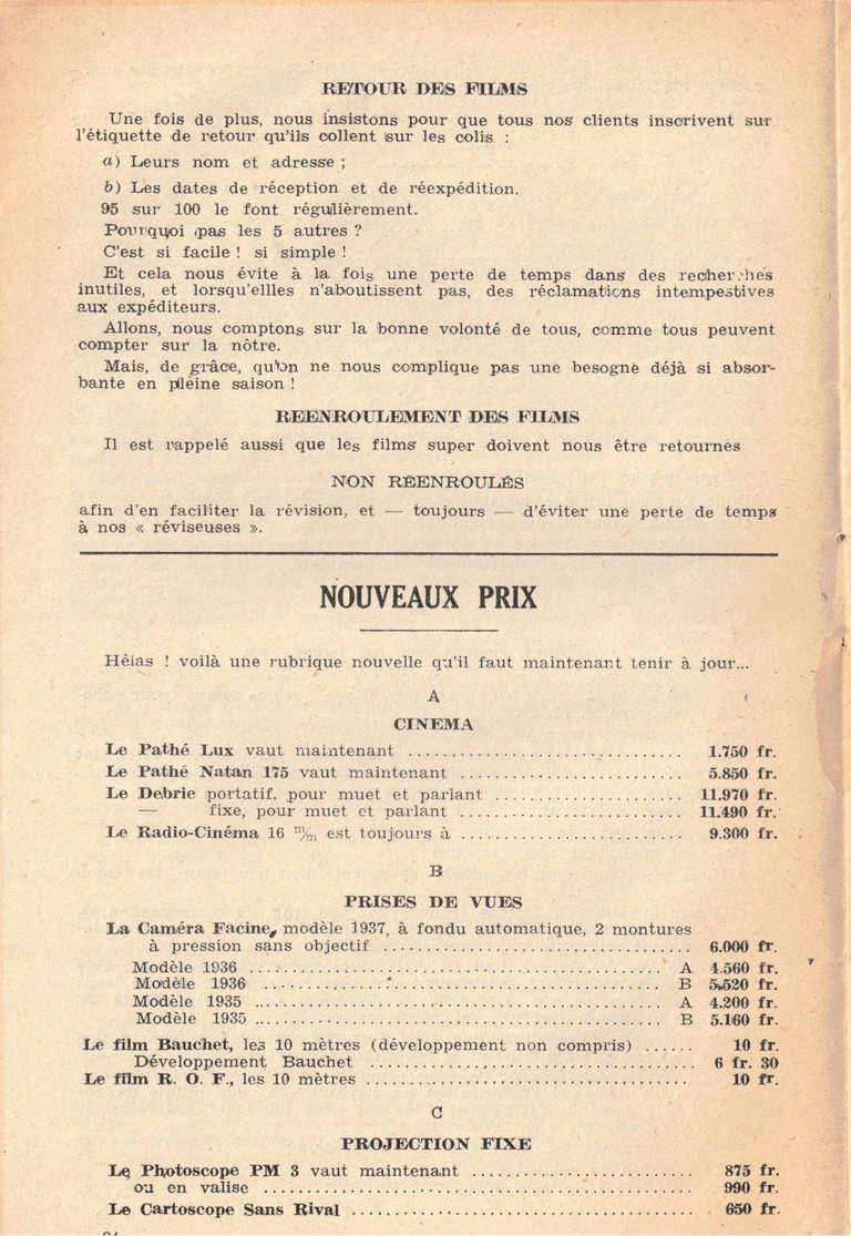 C.S.T. - Bulletin mensuel du cinéma familial et des salles d'oeuvre - mars 1937 - 8