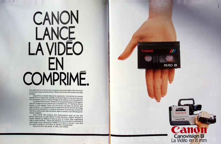 Canon caméscope Canovision 8 VM-E1 - Photo - octobre 1985