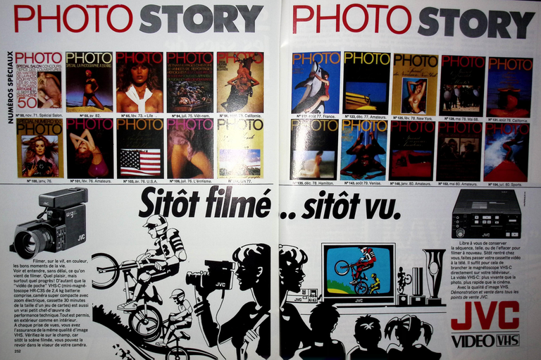 JVC caméra vidéo et magnétoscope HR-C3S VHS-C - mai 1984 - Photo