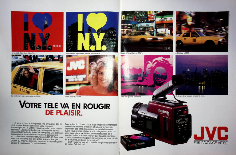 JVC caméscope GR-60- Photo - mai 1989