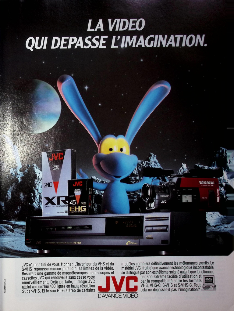 JVC magnétoscopes - Photo - décembre 1990