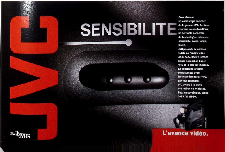 JVC caméscope - Photo - juin 1992