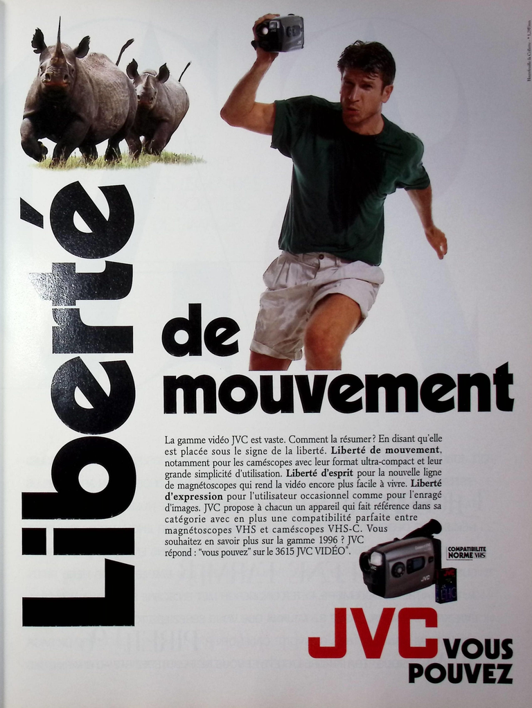 JVC caméscope - Photo - novembre 1995