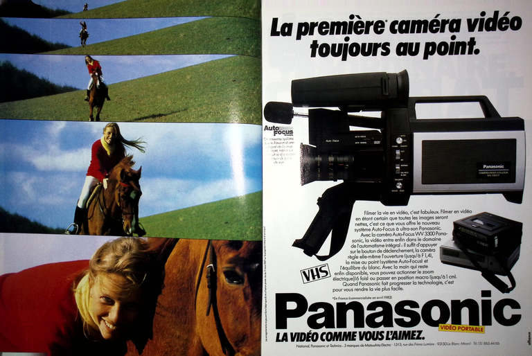 Panasonic caméscope WV3300 - Photo - mai 1982