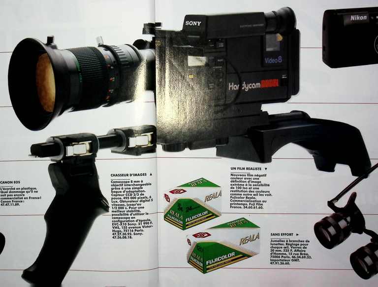 Sony caméscope EVC-X10 - Photo - mars 1989