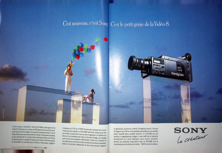 Sony caméscope CCD-V88 - Photo - mai 1989