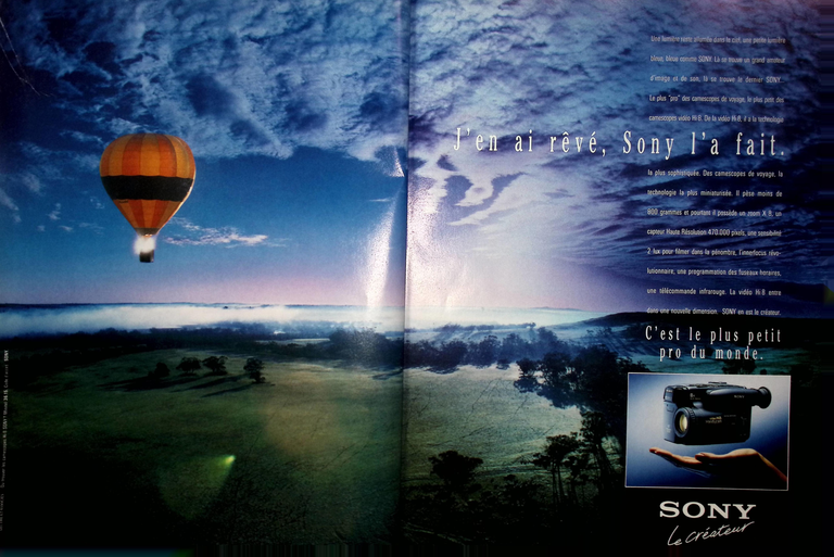 Sony caméscope Handycam CCD TR-60 - Photo - juin 1992