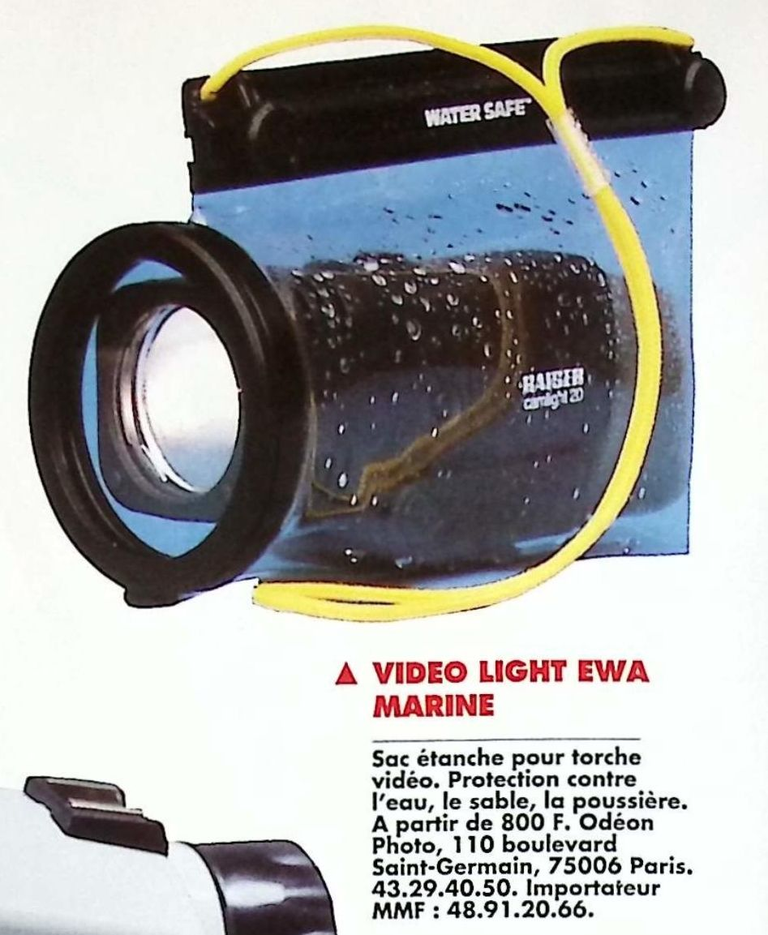 EWA Marine Video Light - Photo - juillet-août 1993