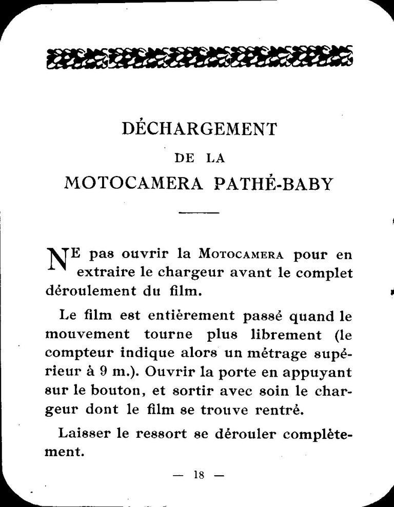 Motocaméra Notice