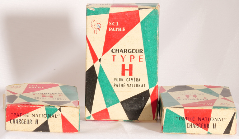 Chargeurs Pathé-Baby Type H en boîte