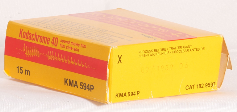 Kodak - Kodachrome 40 Type A sonore - expiration septembre 1989