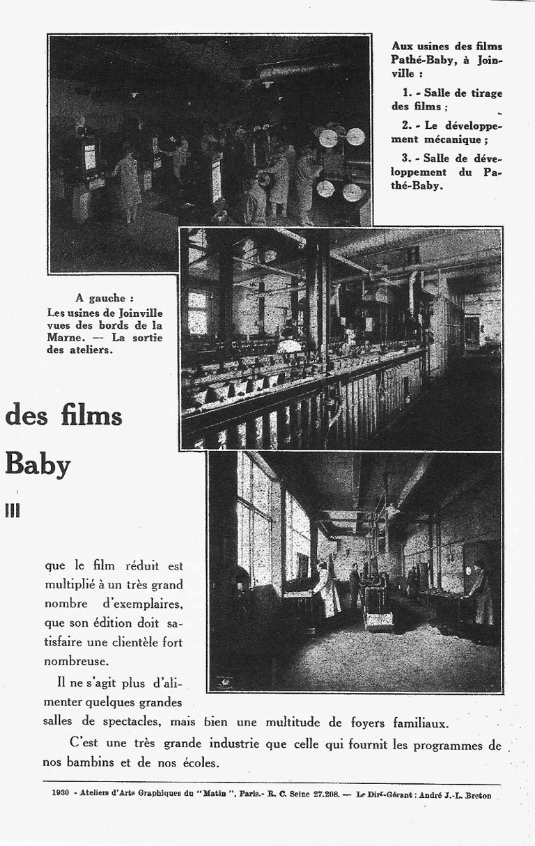 La fabrication des films Pathé-Baby  - août-septembre 1930 - Le Cinéma Chez Soi - page 2
