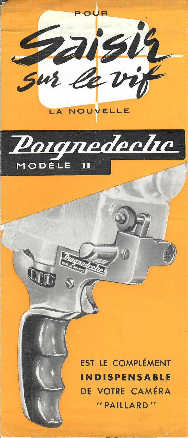 Dépliant Poignedeclic Modèle II - 6 pages - mars 1952