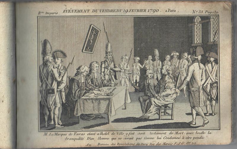 Evènement du 19 février 1790.