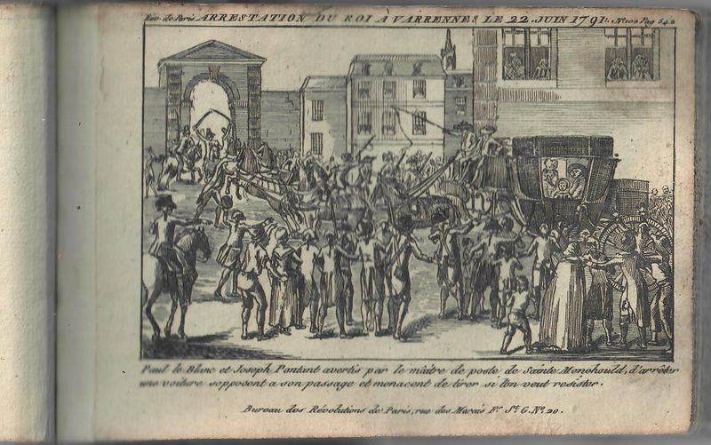 Arrestation du Roi à Varrennes le 22 juin 1791