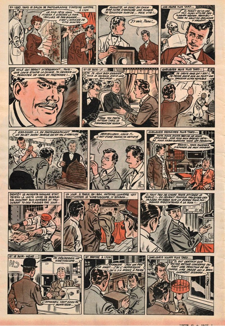 Tintin n°45 édition belge - 1955-11-09 - page 2
