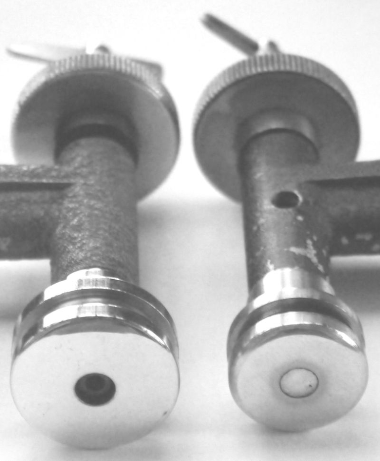 Tri-Film Comparaison bras Série 39 B et Série 44 B : les poulie sont de plus petit diamètre (22 mm) sur la série 44