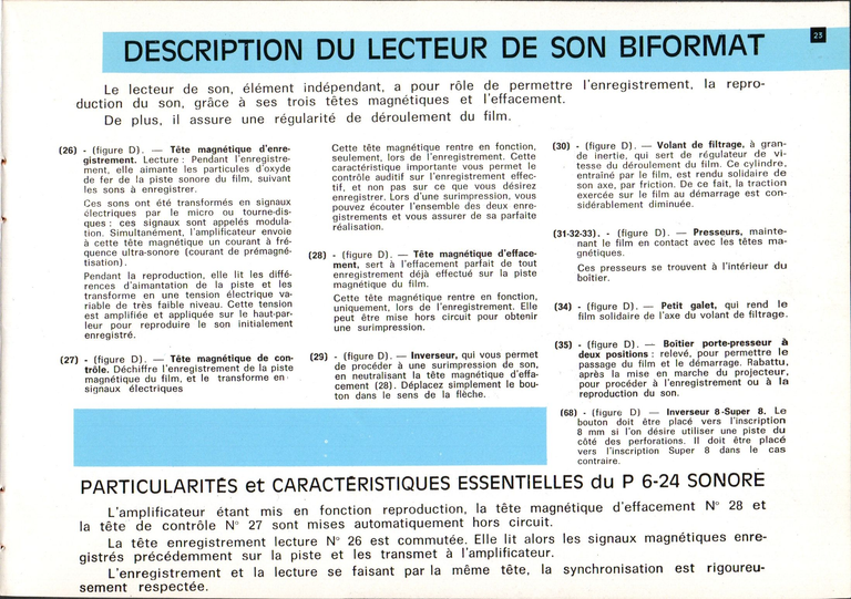 P6-24 Super 8 et Bifilm - Notice - 23