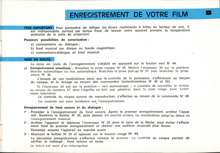 P6-24 Super 8 et Bifilm - Notice - 31