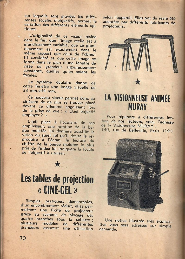 Article Visionneuse animée 8 mm - mai 1951 page 2
