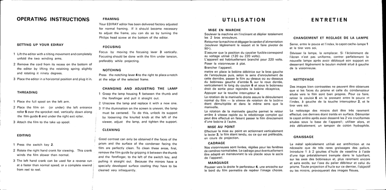 Ediray 8 - Notice verso