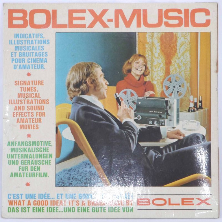 Bolex Music disque 45T recto