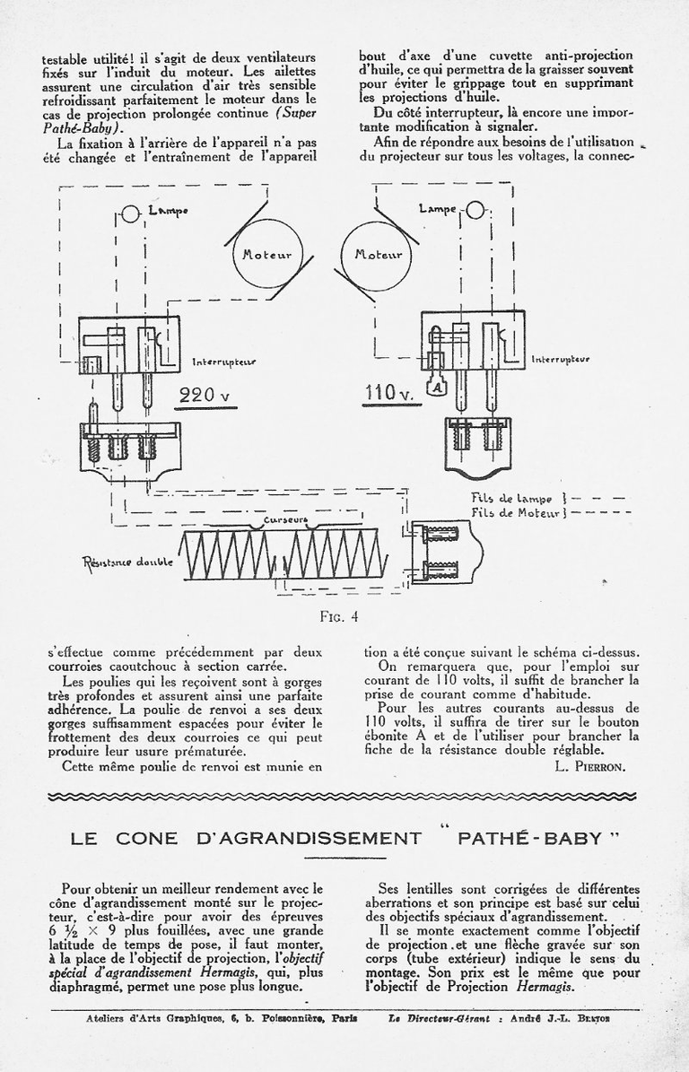Le moteur Pathé-Baby - janvier 1928 - Le Cinéma Chez Soi - page 3