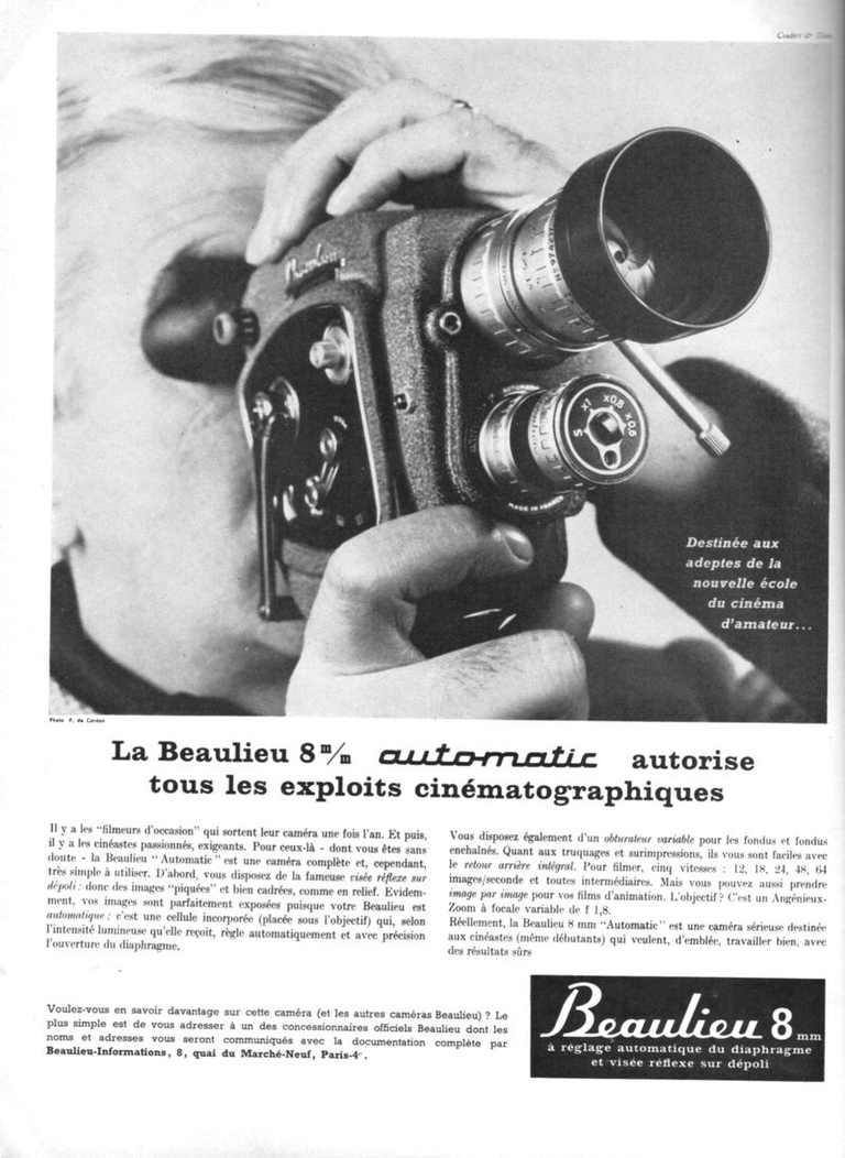 Beaulieu automatic 8 - juillet 1963 - Photo-Cinéma
