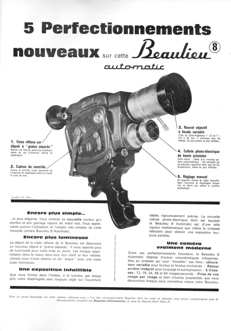 Beaulieu 8 automatic - mars 1964 - Photo-Ciné