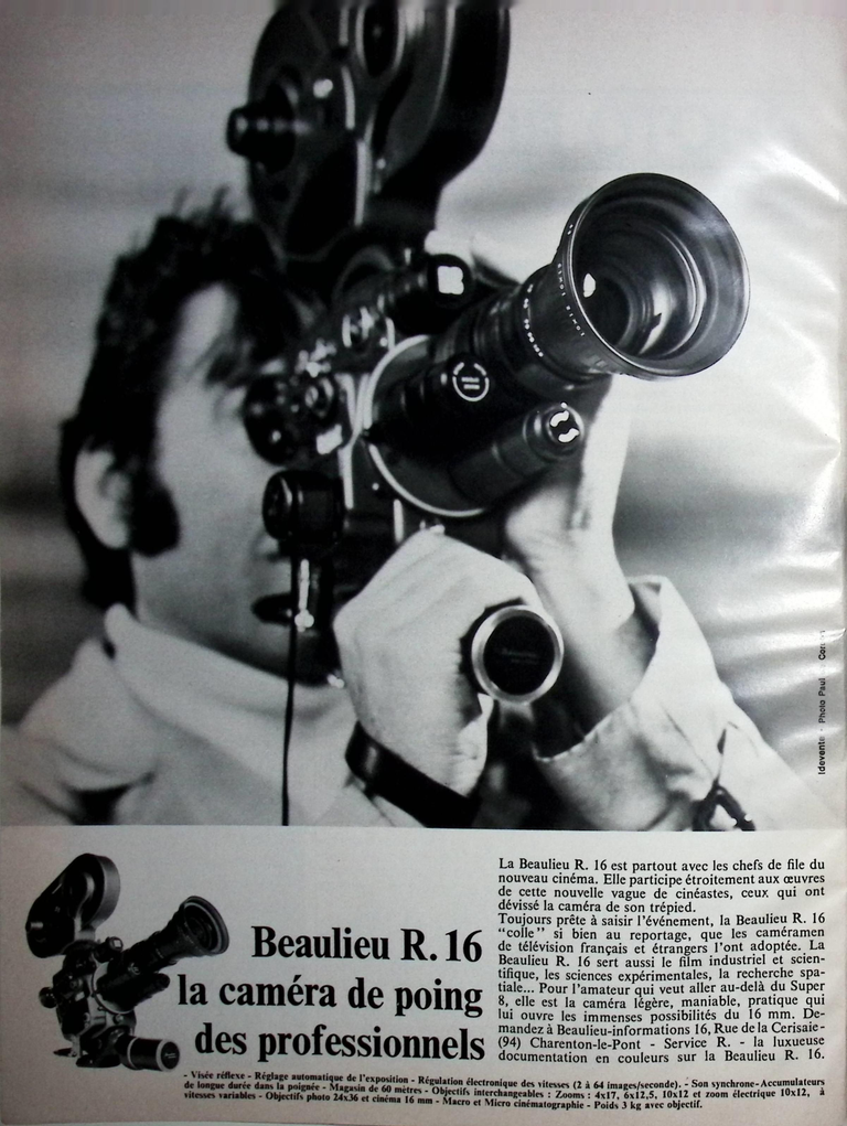Beaulieu caméra R 16 - Photo - juin 1971