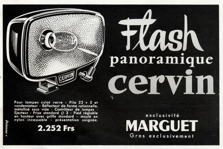 Cervin - flash panoramique - Marguet - 1958