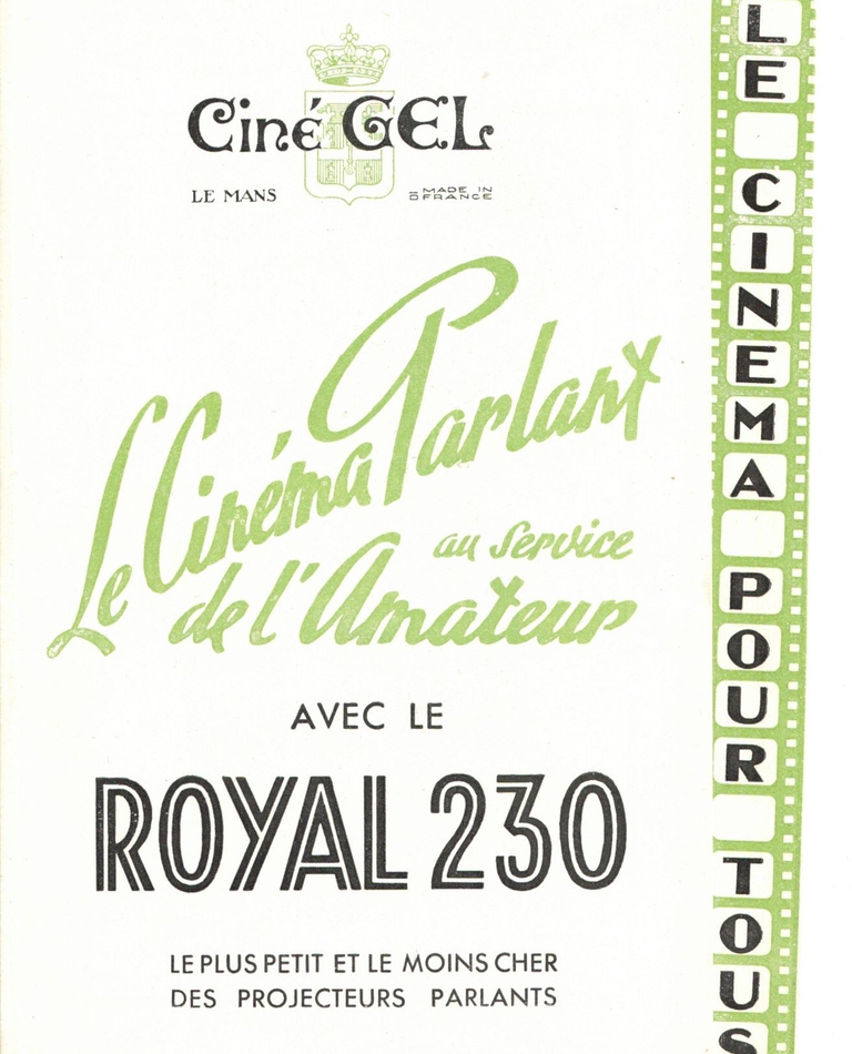 CinéGel - Dépliant Royal 230 - couverture
