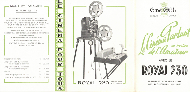 CinéGel - Dépliant Royal 230 - pages intérieures