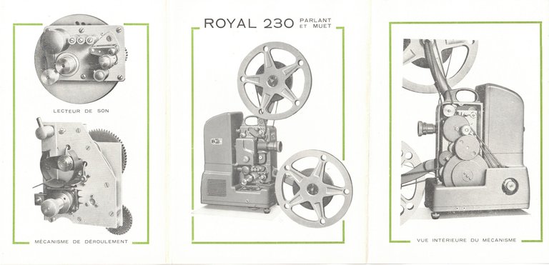 CinéGel - Dépliant Royal 230 - pages extérieures